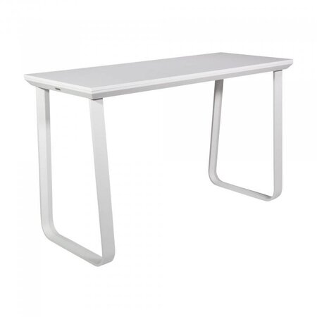 Maramo Stehtisch Salt Grande, Aluminium - Melamin Weiß