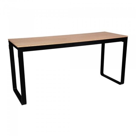 Maramo Klapptisch Flow Grande, Aluminium - Bambus, Schwarz