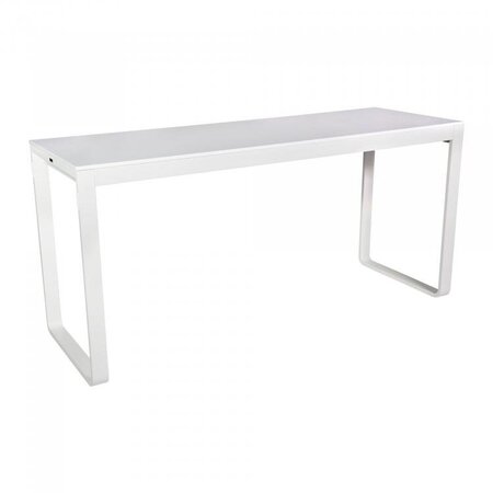 Maramo Klapptisch Flow Grande, Aluminium - Melamin Weiß