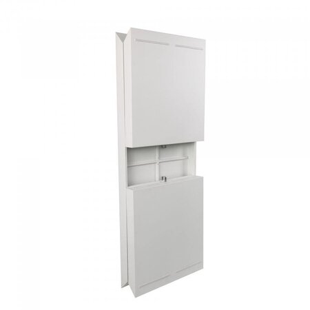 Maramo Stehtisch Titan High, aluminium - Weiß