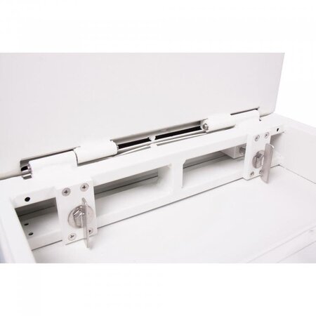 Maramo Stehtisch Titan High, aluminium - Weiß