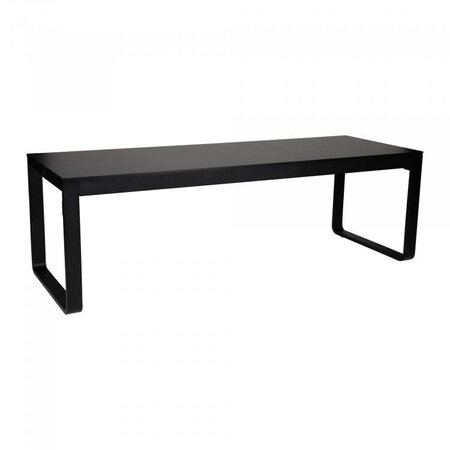Maramo Klapptisch Flow Dinner, Aluminium - Vollkern, schwarz - 180 x 80 x 74 cm