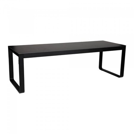 Maramo Klapptisch Flow Dinner, Aluminium - Melamin, schwarz - 180 x 80 x 74 cm
