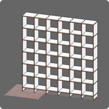Mocoba Regale von mocoba 6x 6