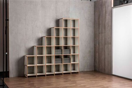 Mocoba 3 x 3 Sideboard mit Aufsätzen