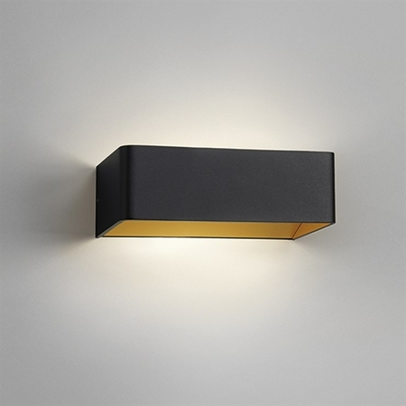 Light-Point Mood 2 LED Wandleuchte - Schwarz/Gold