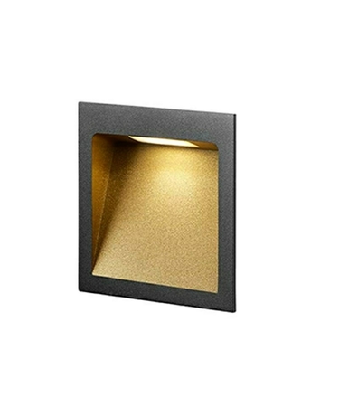 Light-Point Deli 2 Wandleuchte - Schwarz/Gold