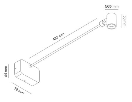 Light-Point Focus Gallery LED Wandleuchten