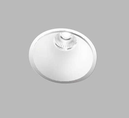Light-Point Curve Round Deckenleuchten - Weiss - Trim