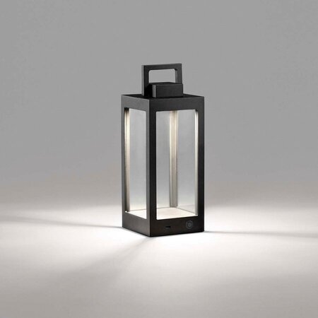 Light-Point Lantern Table T1 Black - 100 x 100 x 240mm