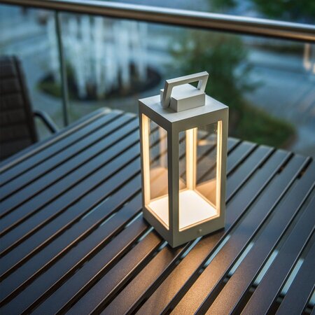 Light-Point Lantern Table T2 White - 150 x 150 x 320mm