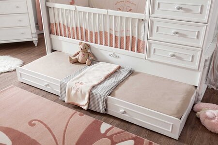 Marisil Romantic Mitwachsendes Babybett 80 x 180 cm