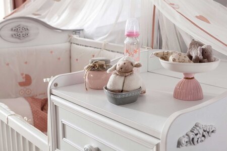 Marisil Romantic Mitwachsendes Babybett 80 x 180 cm