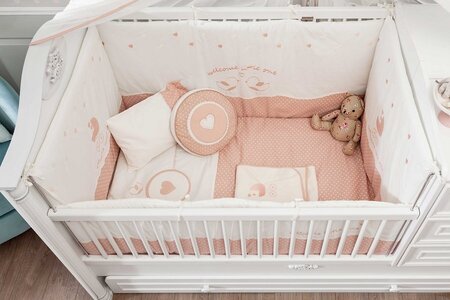 Marisil Romantic Mitwachsendes Babybett 80 x 180 cm