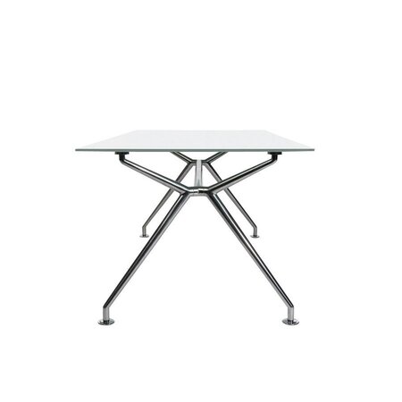 Wagner W-Table Konferenztisch Rechteckig - Weiss / Laminat