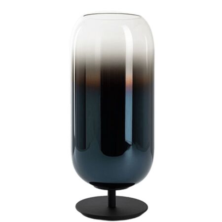 Artemide Gople Mini Tischleuchte von Artemide Schwarz / Saphirblau