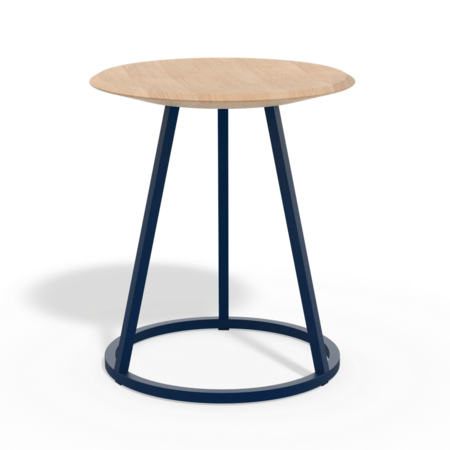 Harto Stool Gustave: Natural Oak-Blue