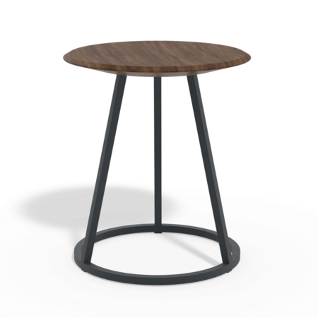 Harto Stool Gustave: Natural Walnut-Slate Grey