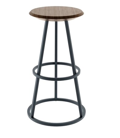 Harto Gustave Bar Stool - Natural Walnut