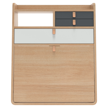 Natural Oak - Light Grey / Slate Grey
