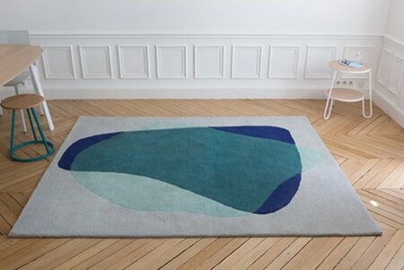 Harto Serge Rug: Blue/Green