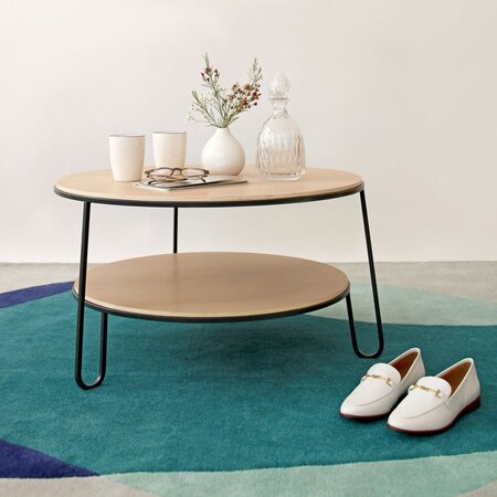 Harto Serge Rug: Blue/Green