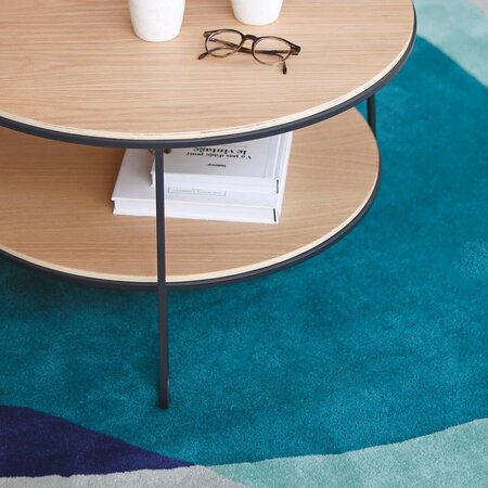 Harto Serge Rug: Blue/Green