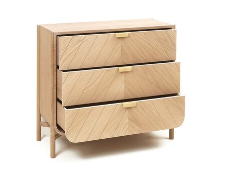 Harto Chest Of Drawers Marius: Natural Oak
