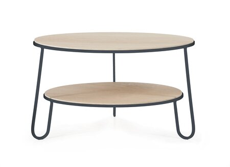 Harto Coffee Table Eugenie - Couchtisch: Slate Grey Metal