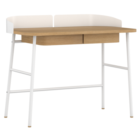 Harto Desk Victor - Schreibtisch: Natural Oak - White