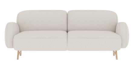 Harto Auguste 3 seats sofa - Sofa 3 Sitzer - Pearl