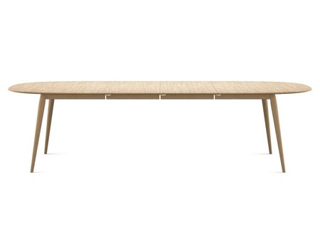 Bruunmunch PLAYdinner Lamé in Oak White Oil with 2 extensions plates - Tisch