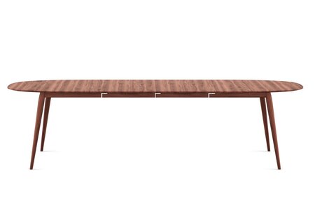Bruunmunch PLAYdinner Lamé in Walnut White Oil with 2 extensions plates - Tisch