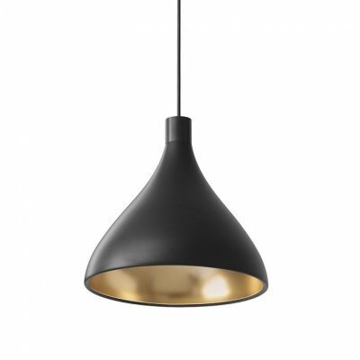 Pablo Swell Single Pendelleuchte - Schwarz