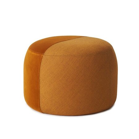 Warm Nordic Dainty Pouf - Dark ochre/Amber