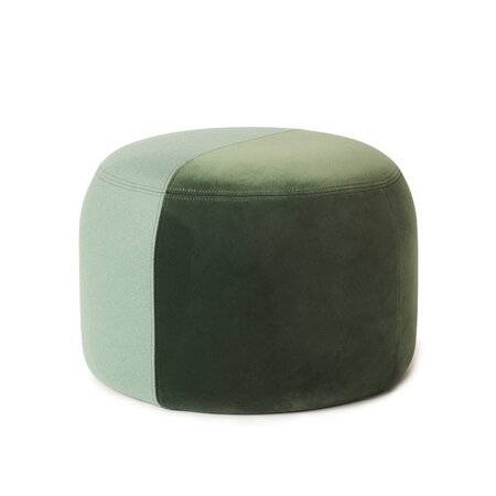 Warm Nordic Dainty Pouf - Jade/Forest green