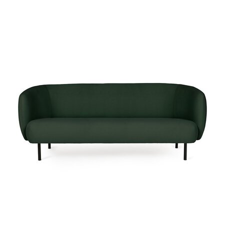Warm Nordic Cape Sofa, 3 seater - Forest green