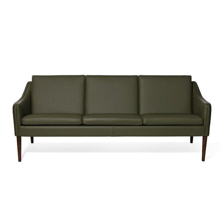 Warm Nordic Mr. Olsen Sofa 3 seater - Pickle green leather