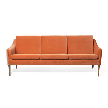 Warm Nordic Mr. Olsen Sofa 3 seater - Rusty rose velvet