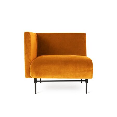 Warm Nordic Galore Sofa Left Module - Amber velvet