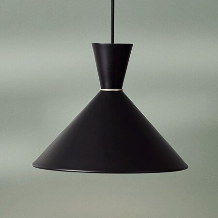 Warm Nordic Bloom Pendant - Black noir