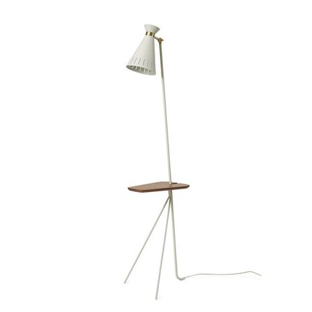 Warm Nordic Cone Floor Lamp with Table - Warm white