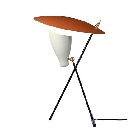 Warm Nordic Silhouette Table Lamp - Rusty red Warm white
