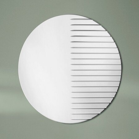 Warm Nordic Masquerade Mirror - Rund