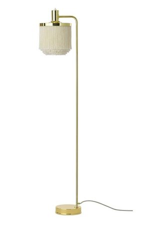 Warm Nordic Fringe Floor Lamp - Stehleuchte - Cremeweiß