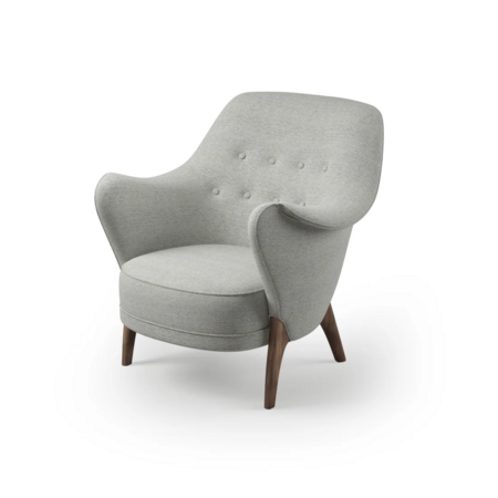 Warm Nordic Cocktail Lounge Chair - Sessel-Hallingdal 110 - Light Grey