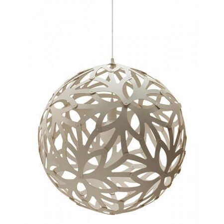 David Trubridge Floral Pendelleuchte Ø 60 cm - Weiß