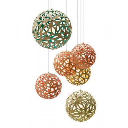 David Trubridge Floral Pendelleuchte Ø 60 cm - Weiß