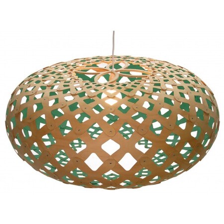 David Trubridge Kina Pendelleuchte Ø 80 cm - zweifarbig