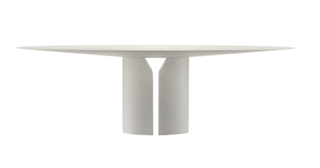MDF Italia NVL Table - Esstisch rund - Weiss matt lackiert - ⌀150cm